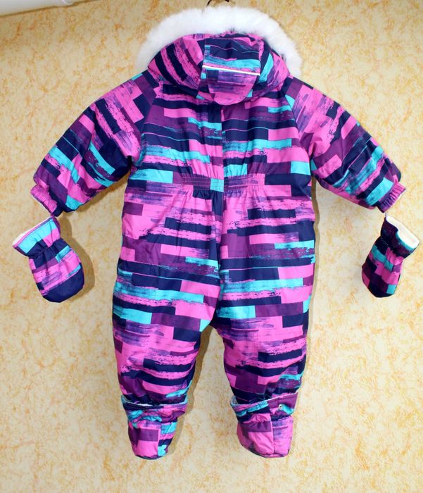 Дитячий зимовий комбінезон конверт на овчині