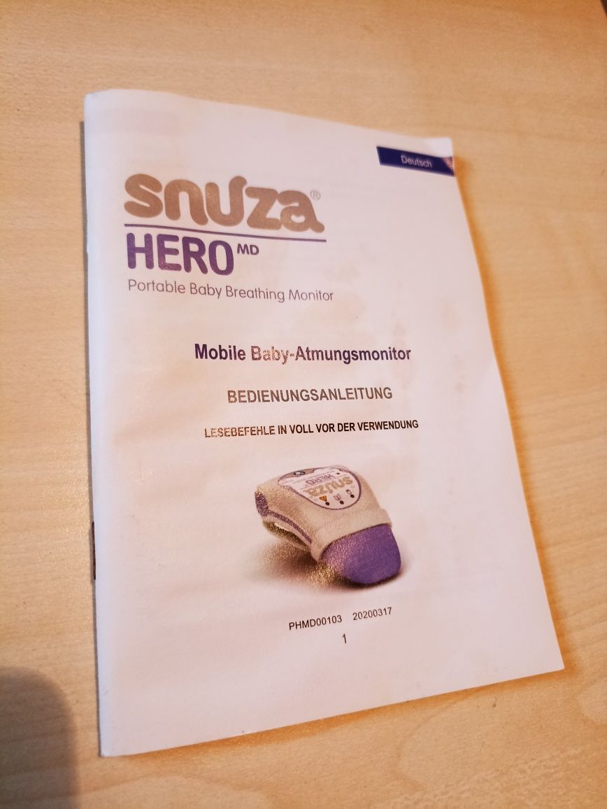 Monitor oddechu dla niemowląt Snuza Hero MD