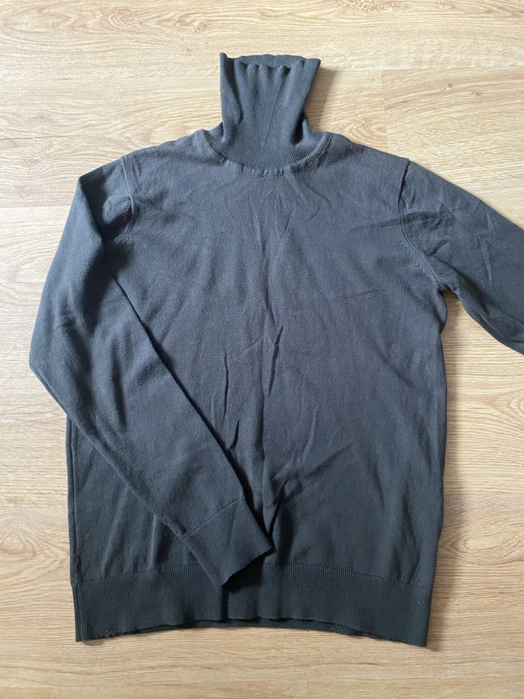 Ciemnozielony męski golf SlimFit