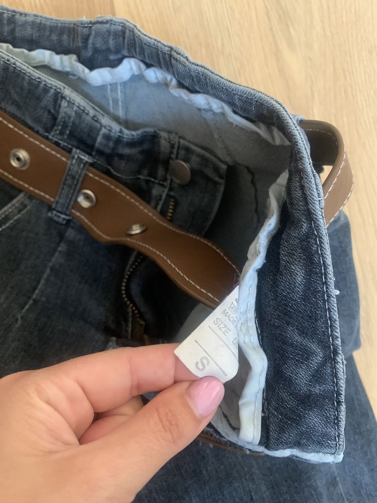 Spodnie jeansowe dopasowane rozmiar xs/s