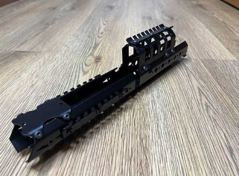 Довга сталева тактична цівка цевье для АК АКС АКМ ВИРОБНИК ГАРАНТІЯ