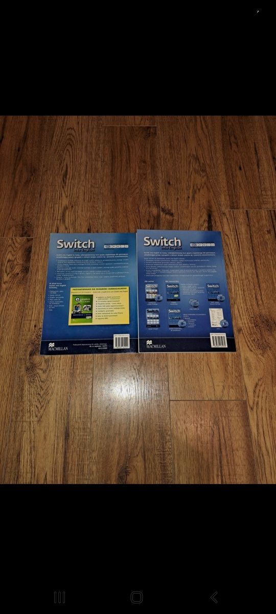 Podręcznik Macmillan Switch into English + zeszyt ćwiczeń