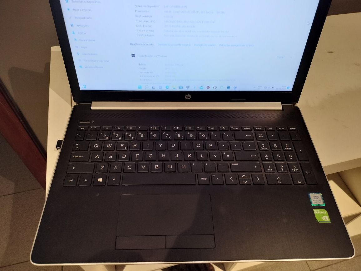 Portátil HP laptop Intel I5