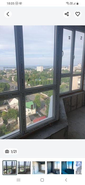 Видова 2-кв-ра в елітній новобудові. Центр. Панорама на річку.