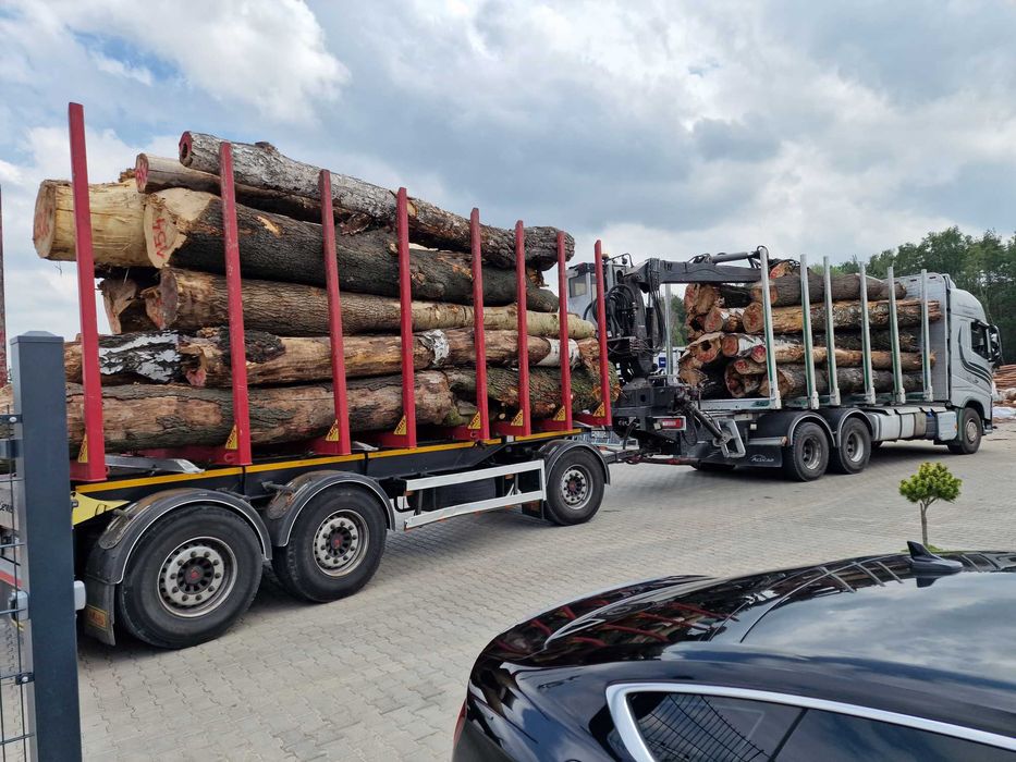 Drewno kominkowe w kłodzie MIX Jesion olcha brzoza topola osika tr.HDS