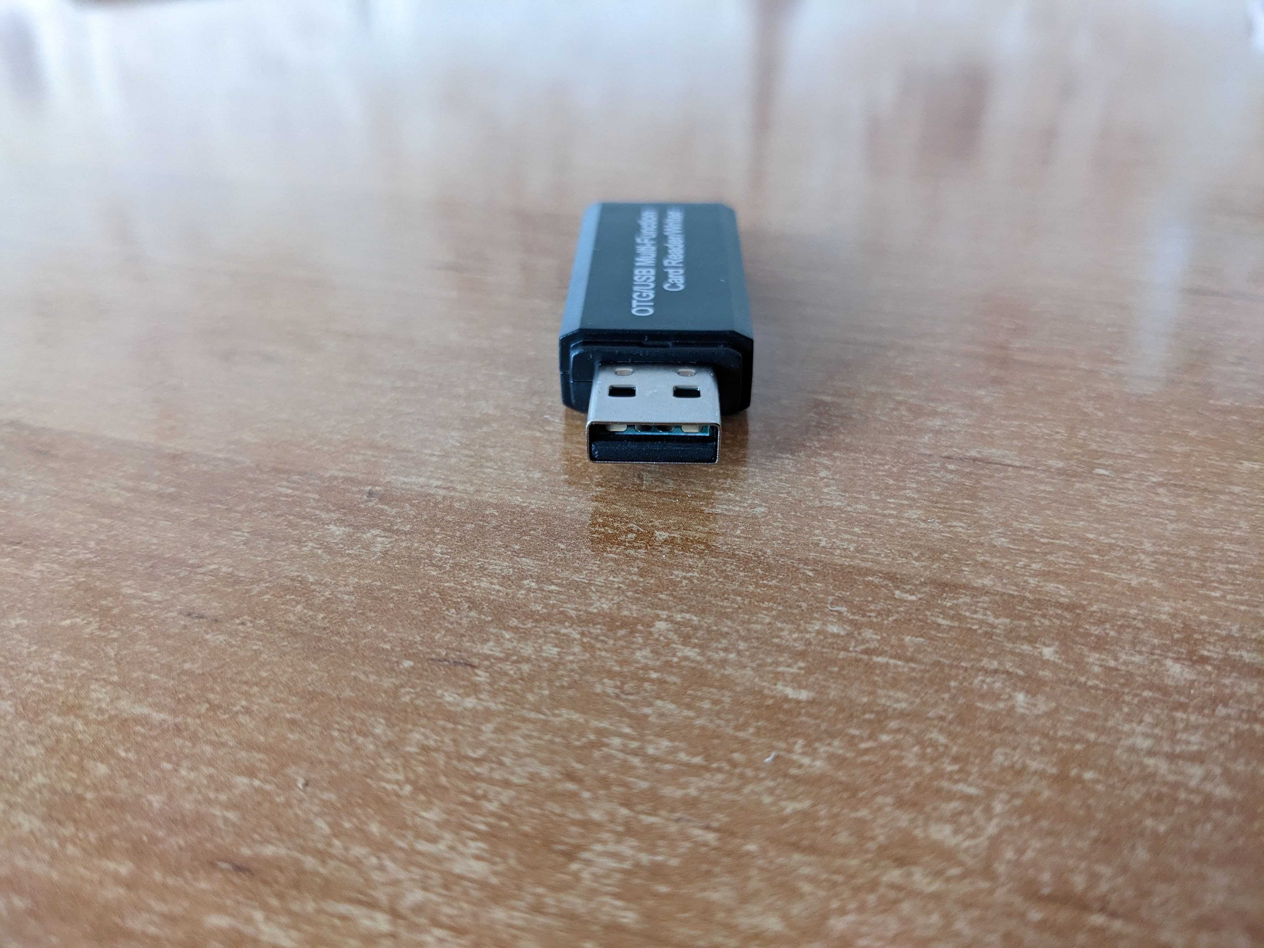 Картридер OTG USB + Micro USB для SD / Micro SD карт