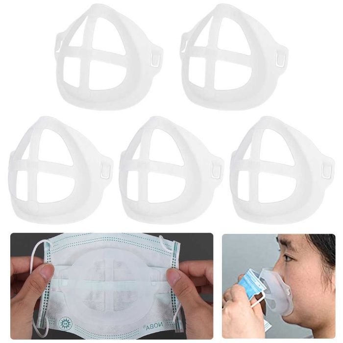 3 Suportes Respiratórios 3D para Máscara