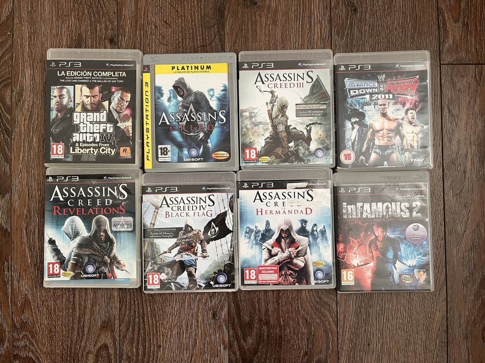 Діски PS3, GTA IV 4, Assassins Creed III, Revelation
