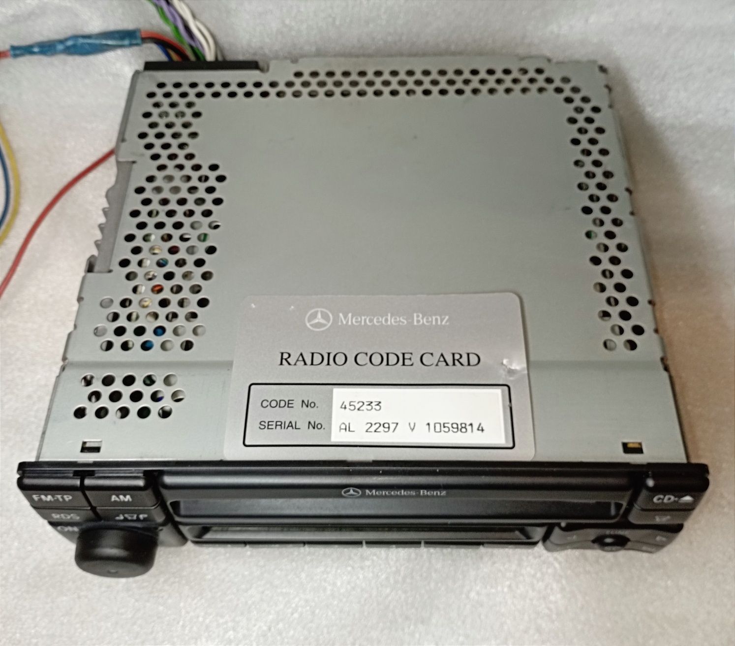 Mercedes Benz Radio CD MF2297 Alpine Japan RDS W124 W140 W126 W201...