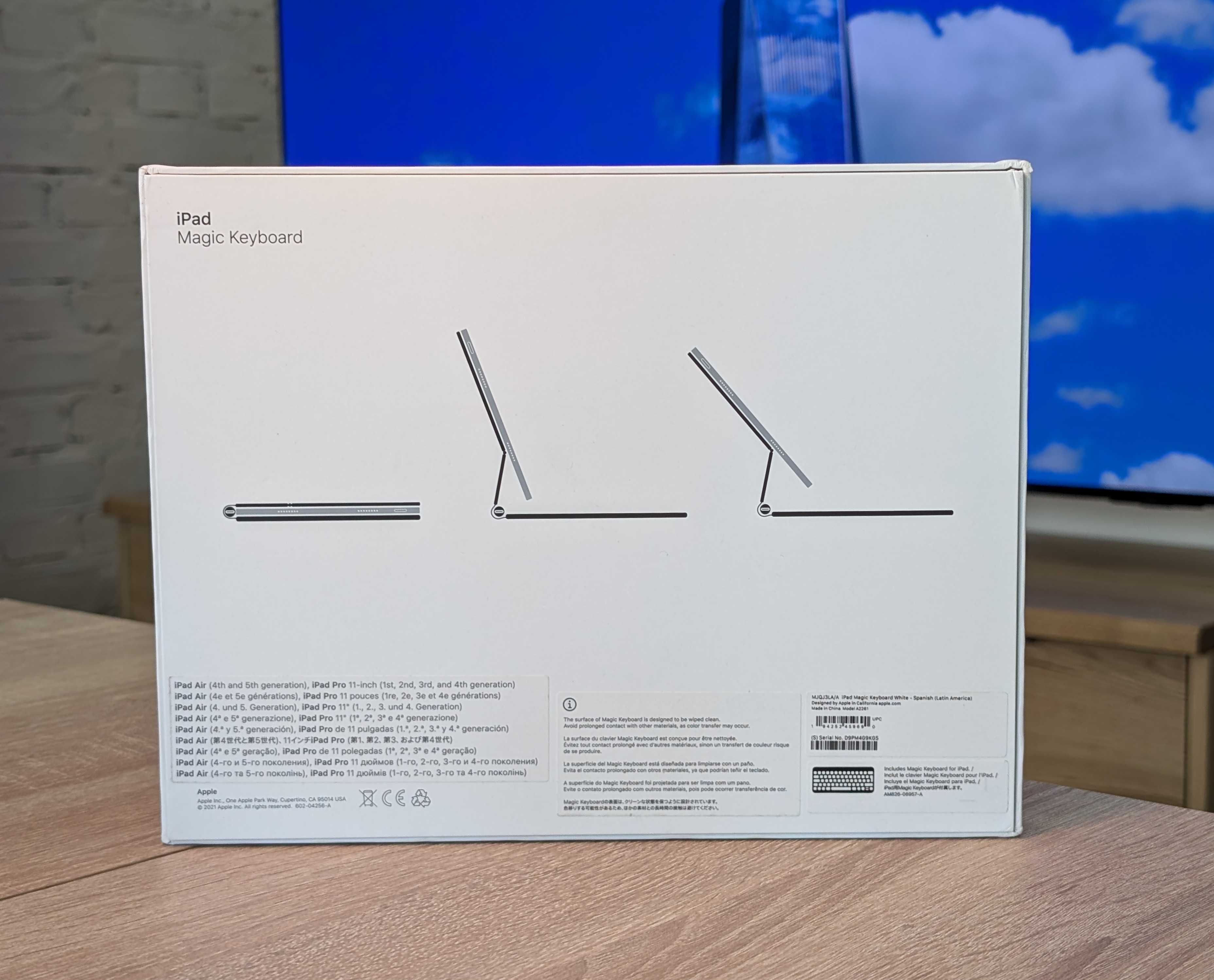 Клавіатура Magic Keyboard for iPad Pro 12.9‑inch White ShopusCenter