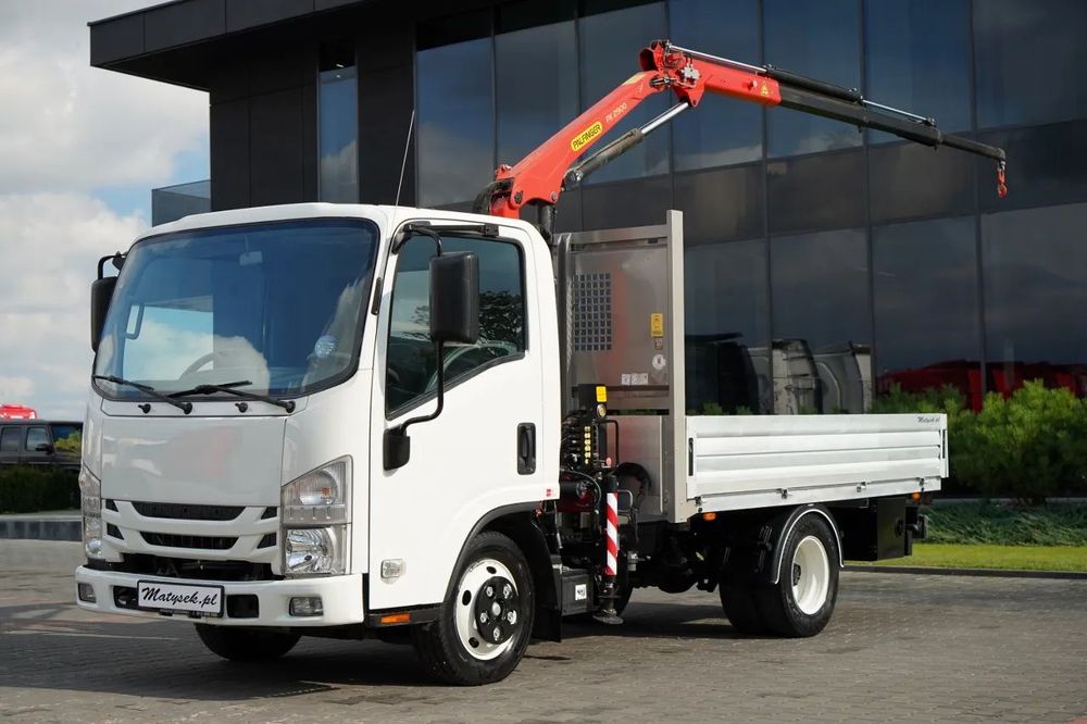 Isuzu M21 / 120 KM / SKRZYNIOWY  3,25 M / BLIŹNIAK / + HDS PALGINGER PK 2900 B / 990 KG UDŹWIG / WYSÓW 6,2 M / 2021