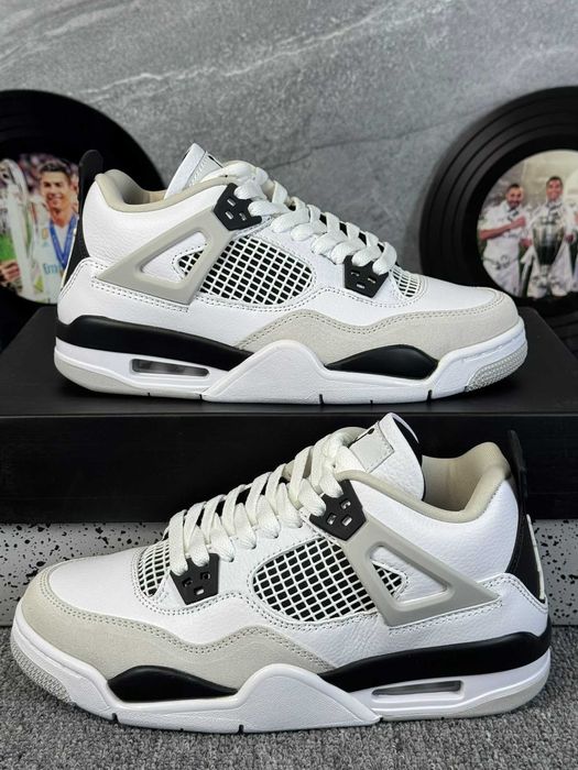 "Buty Trampki" Jordan_4 Retro Military Black_R.42