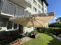 Parasol ogrodowy Rio 3 m Poliester Naturalny