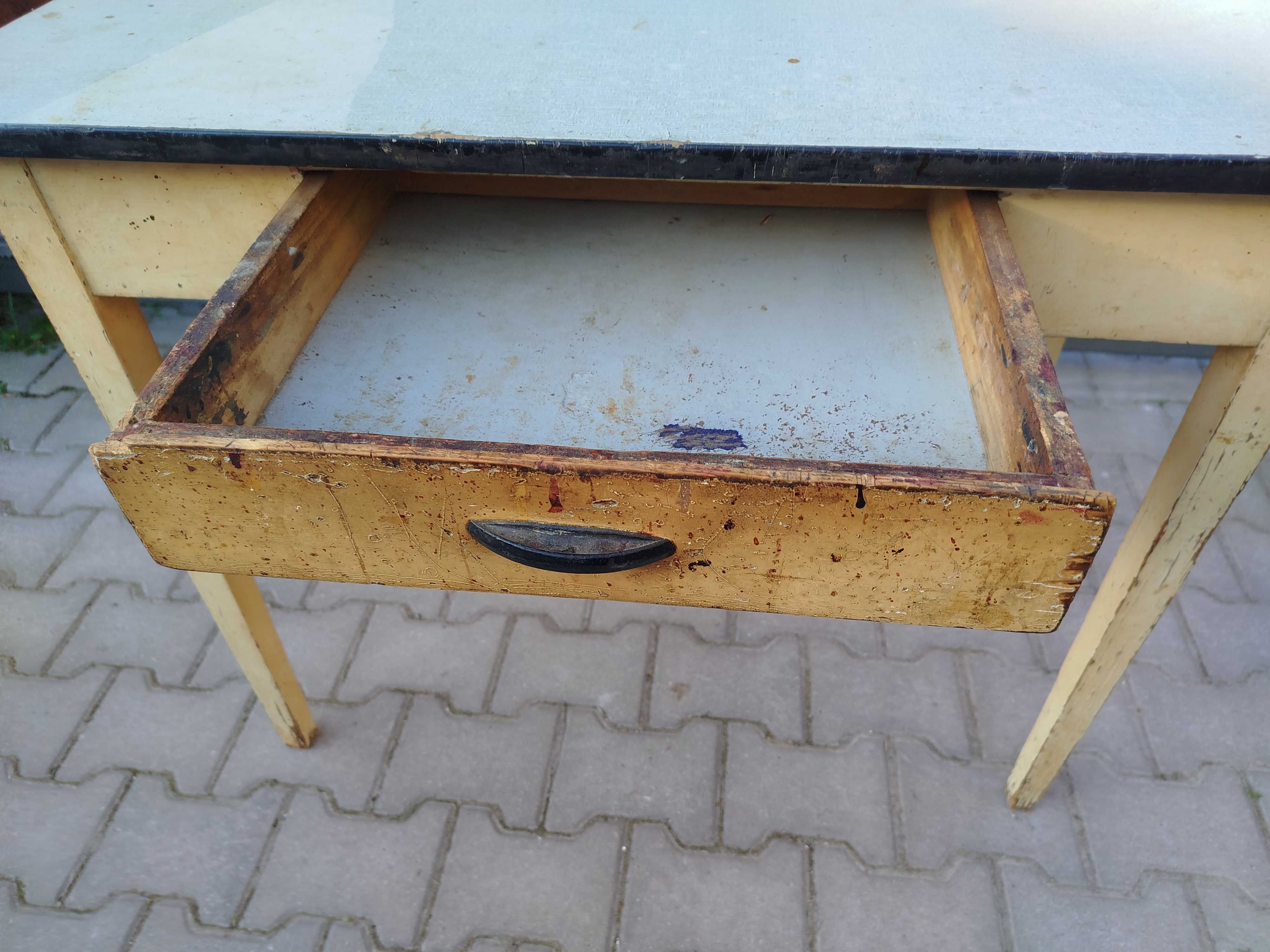 Stół kuchenny używany 98*48 epoka PRL