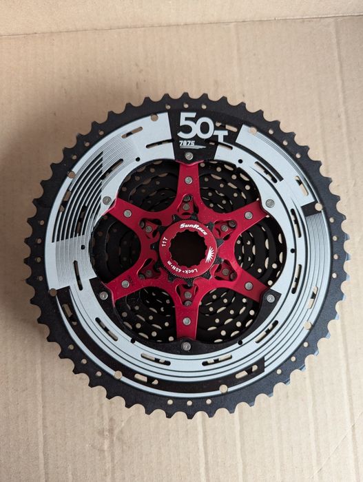 Kaseta SunRace CSMX80 | 11s | 11-50T | HG | 512g | czarna