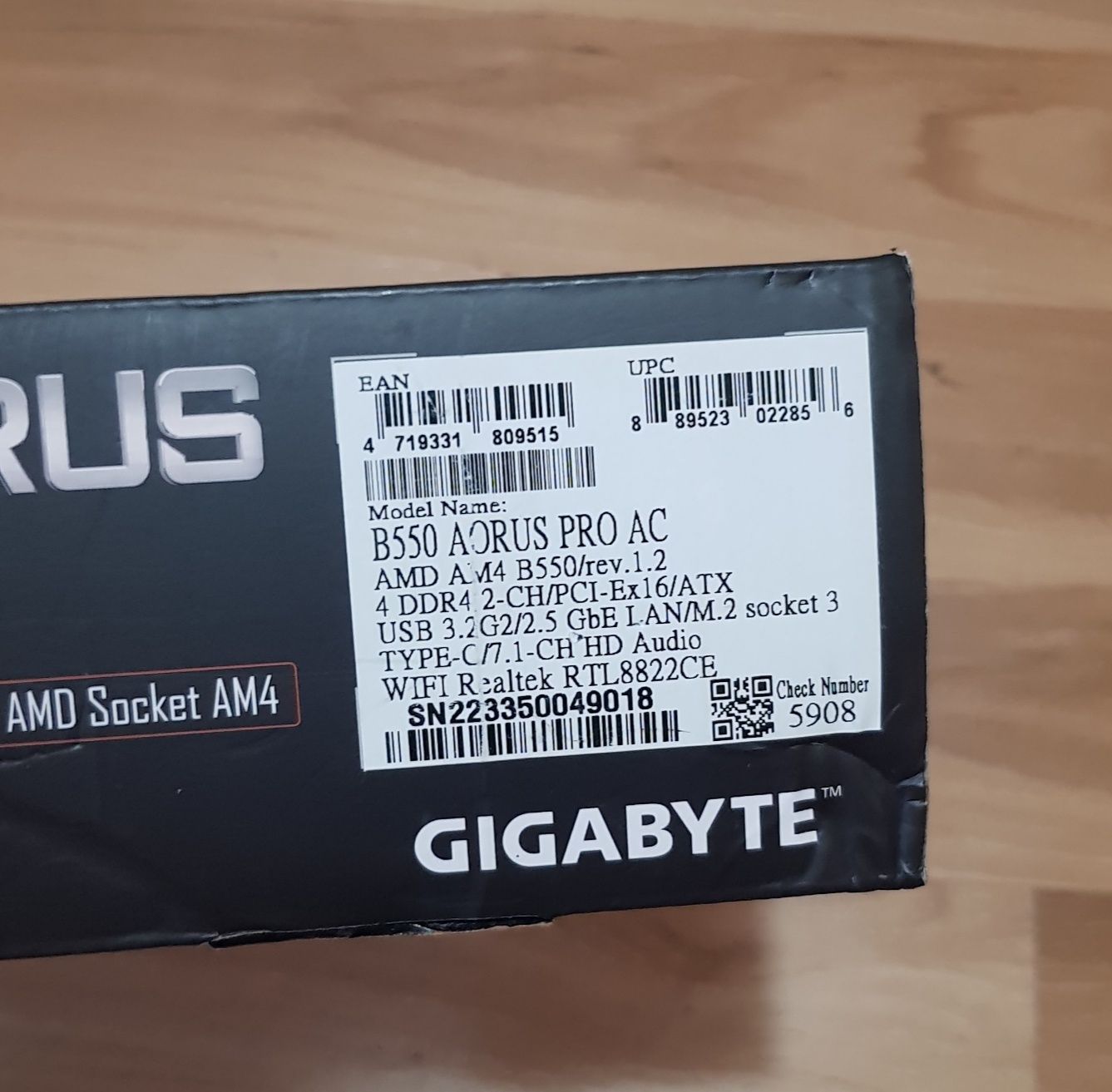Zestaw płyta b550, procesor r5 5600, ddr4 24gb