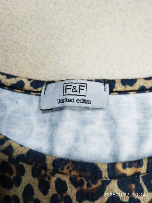 Sukienka tunika panterka F&F 42 14 XL