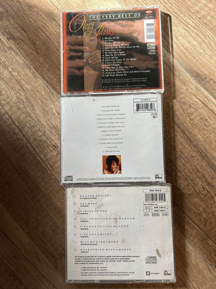 Oleta Adams 3 płyty CD oryginalne stan bdb cena za komplet
