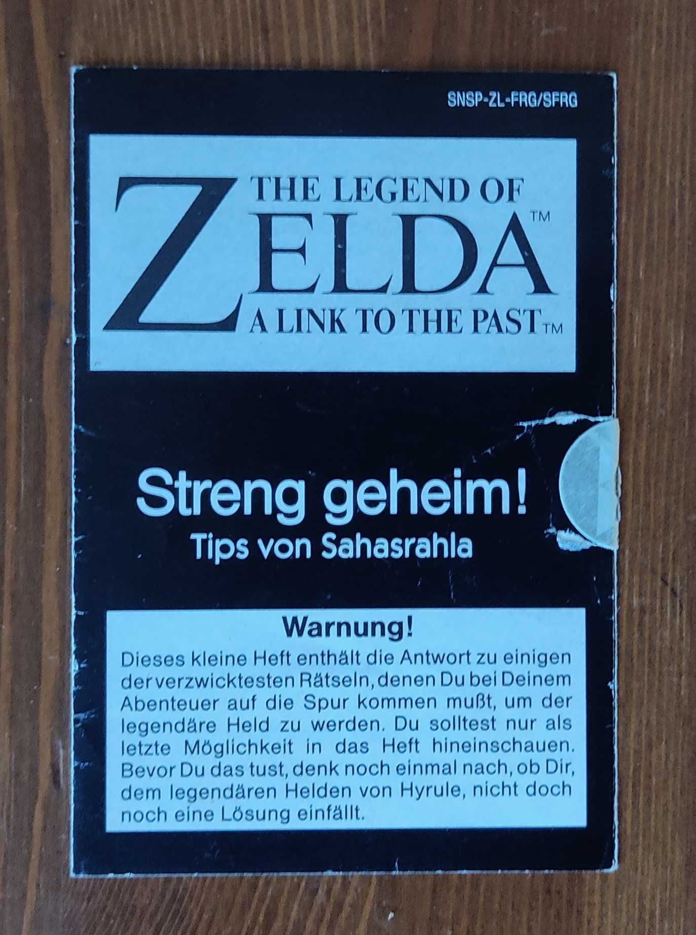 A LENDA de ZELDA para Super Nintendo COMPLETO e em bom estado.