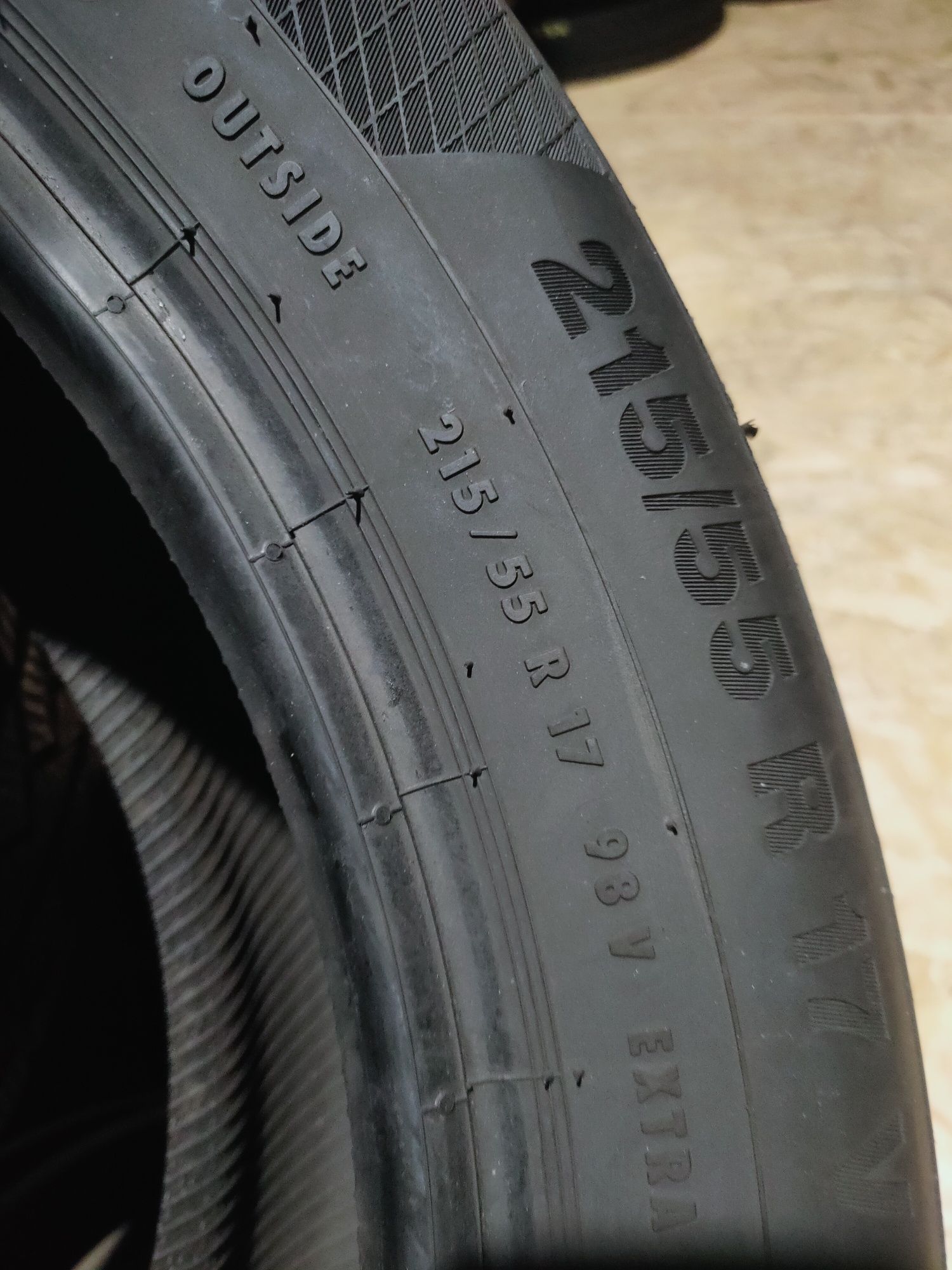 215/55R17 Continental WinterContact TS850P 2020r 7mm