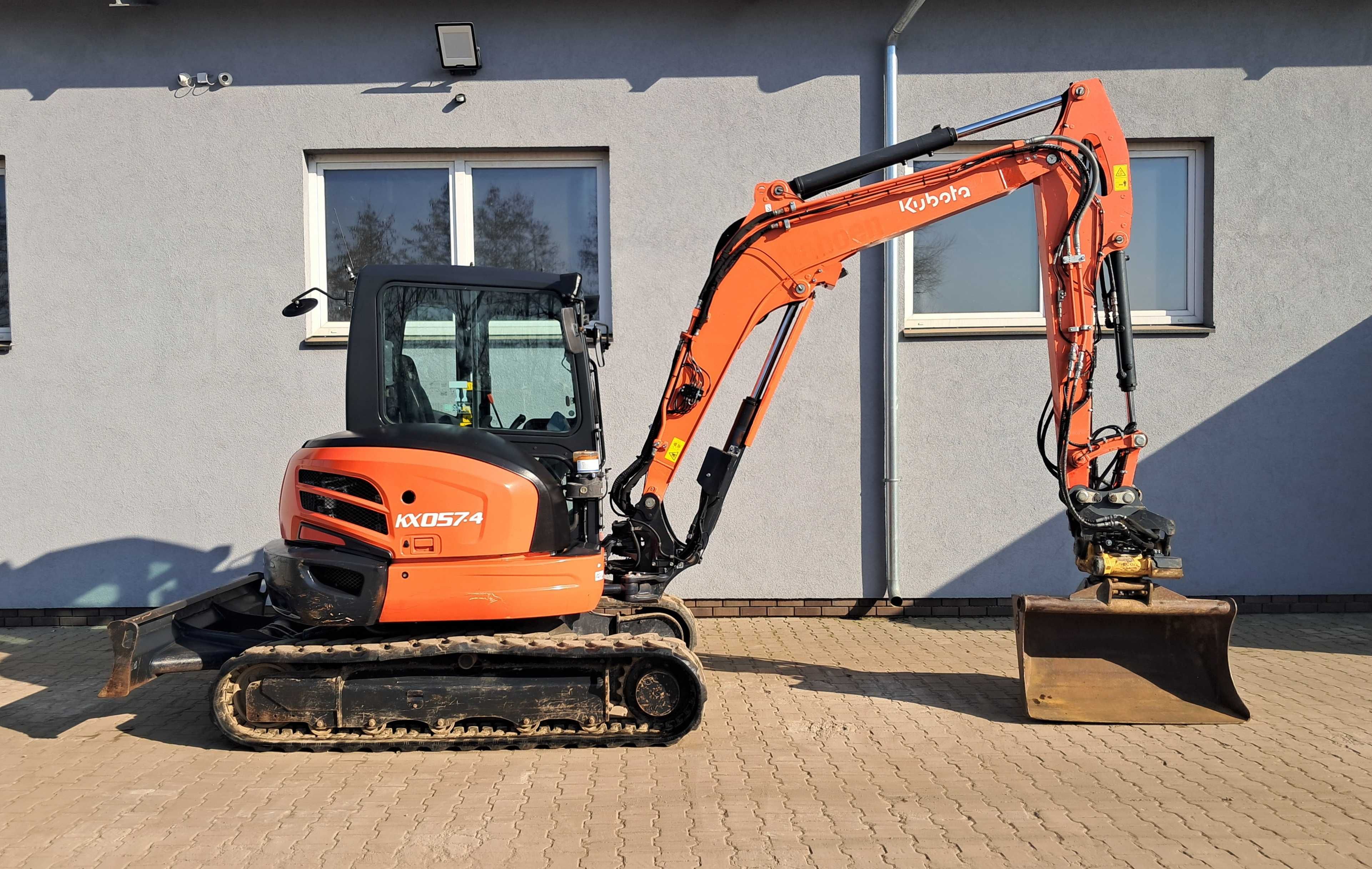 KUBOTA KX057 -4 Rototilt ENGCON 1748h 2019r Oryginał Koparka 5,5t