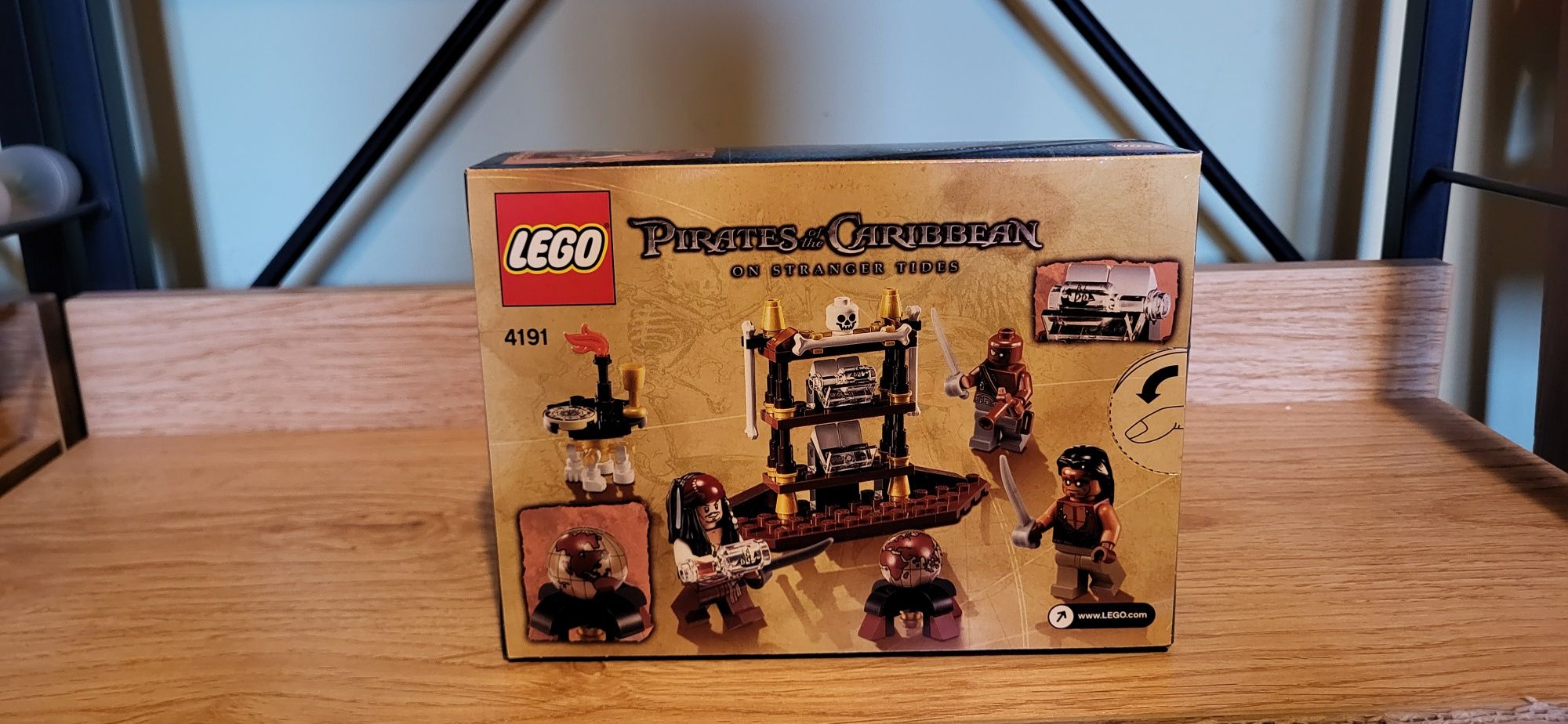 Lego Pirates of the Caribbean 4191 Kajuta kapitana nowy zestaw