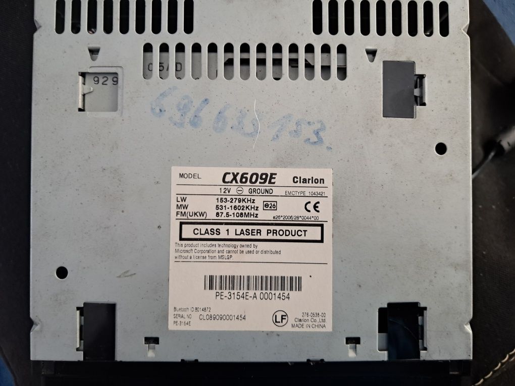Sprzedam radio CX609E