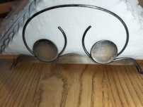 Posrebrzany niemiecki serwetnik Art Deco WMF,antyk