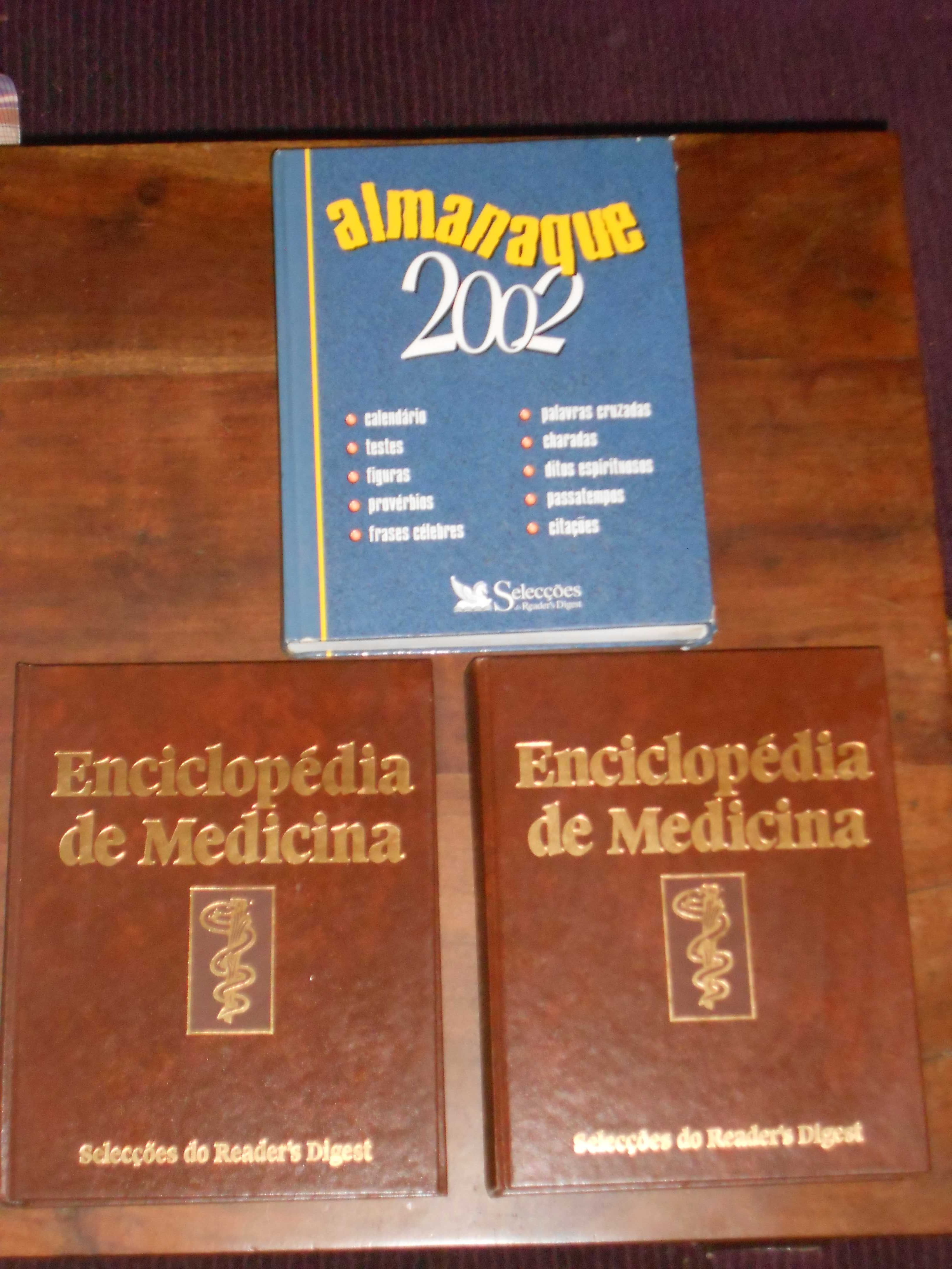 Selecções Readers Digest Almanaque 2002 e Enciclopedia de Medicina