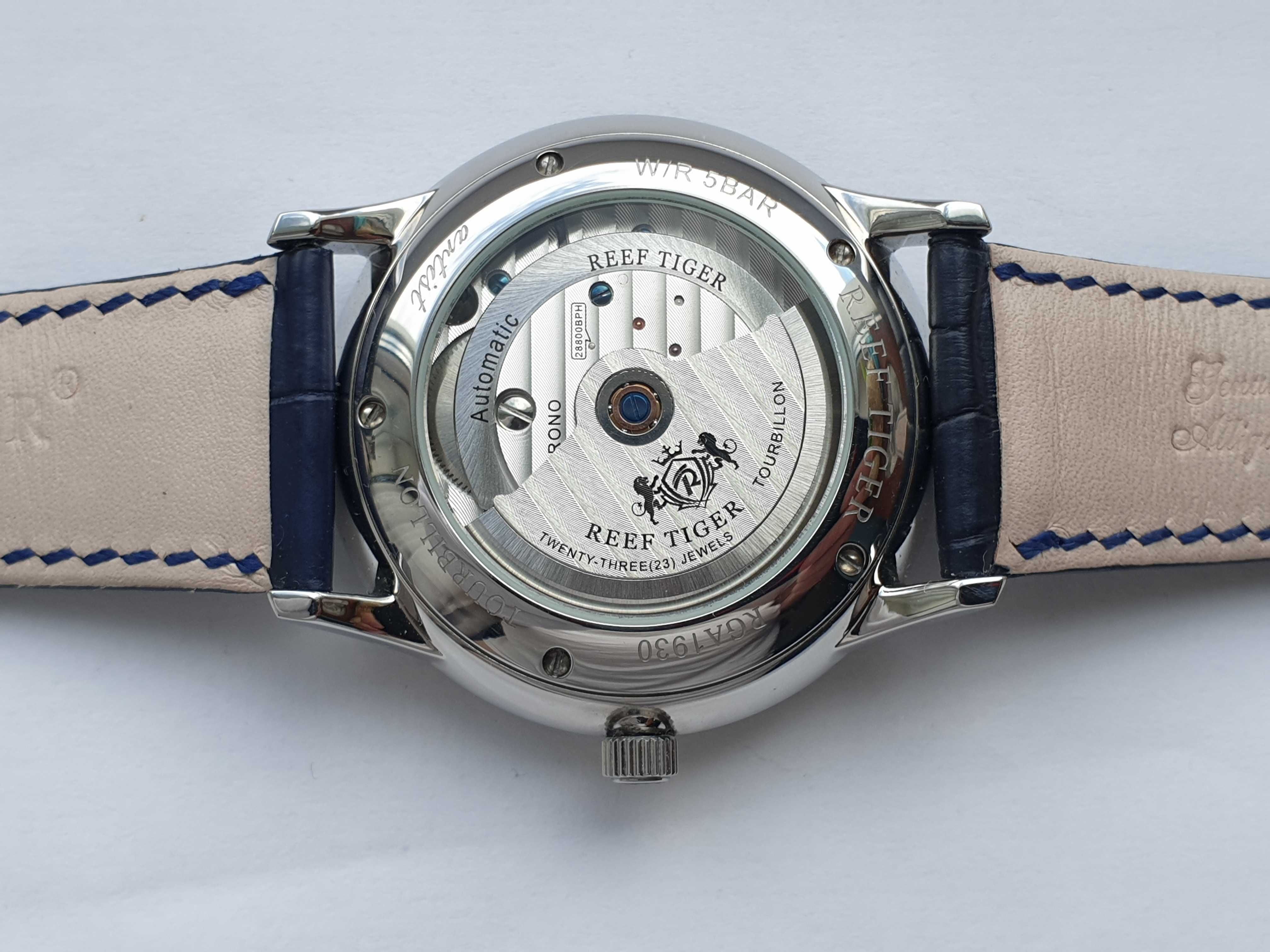 Чоловічий годинник часы Reef Tiger RGA1930 Tourbillon Sapphire Automat