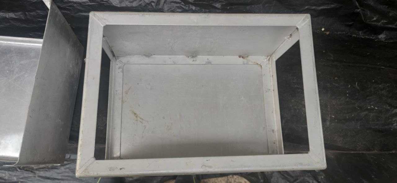 Металический разборной ящик (55*45*40 см) из алюминия под хоз нужды