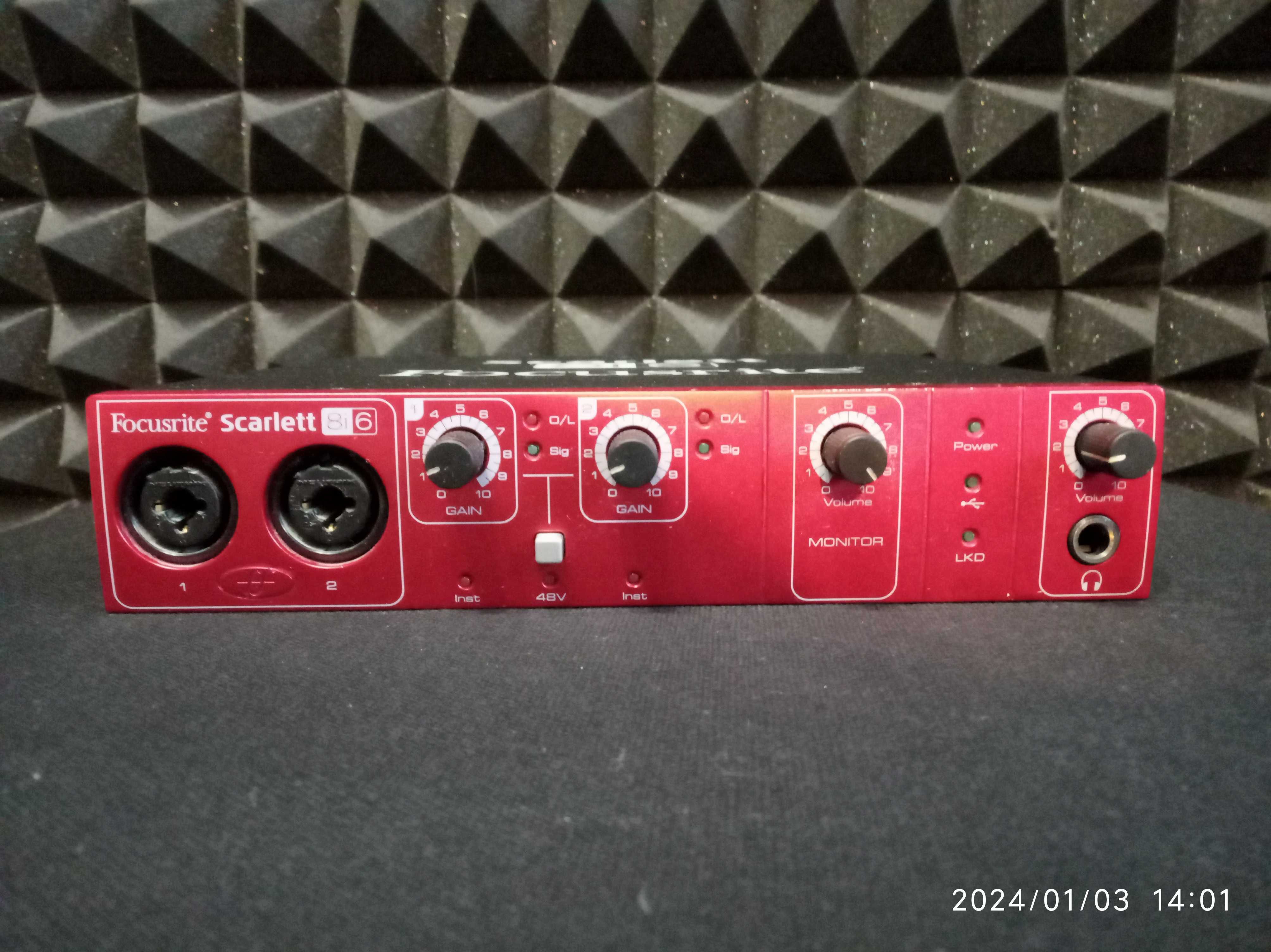 Interfejs USB Focusrite Scarlett 8i6 (1st gen)