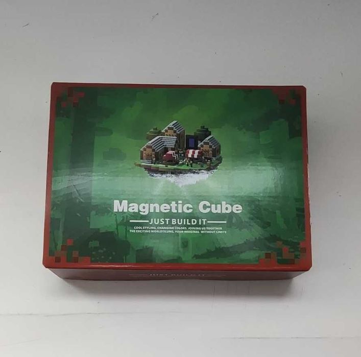 Магнітний конструктор Minecraft Майнкрафт магнітні кубики 80 блоків