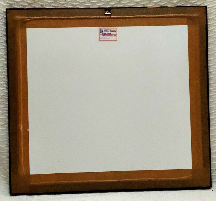 Quadro Antigo c/Motivos Arte Sacra em Renda