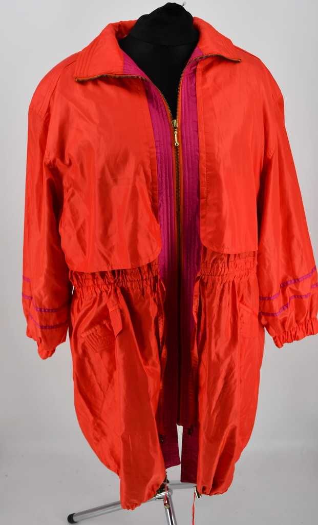 Luźna kurtka oversize Moda w stylu retro