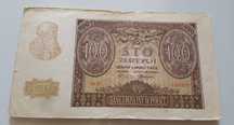 Banknot 100 złotych polskich 1940 rok