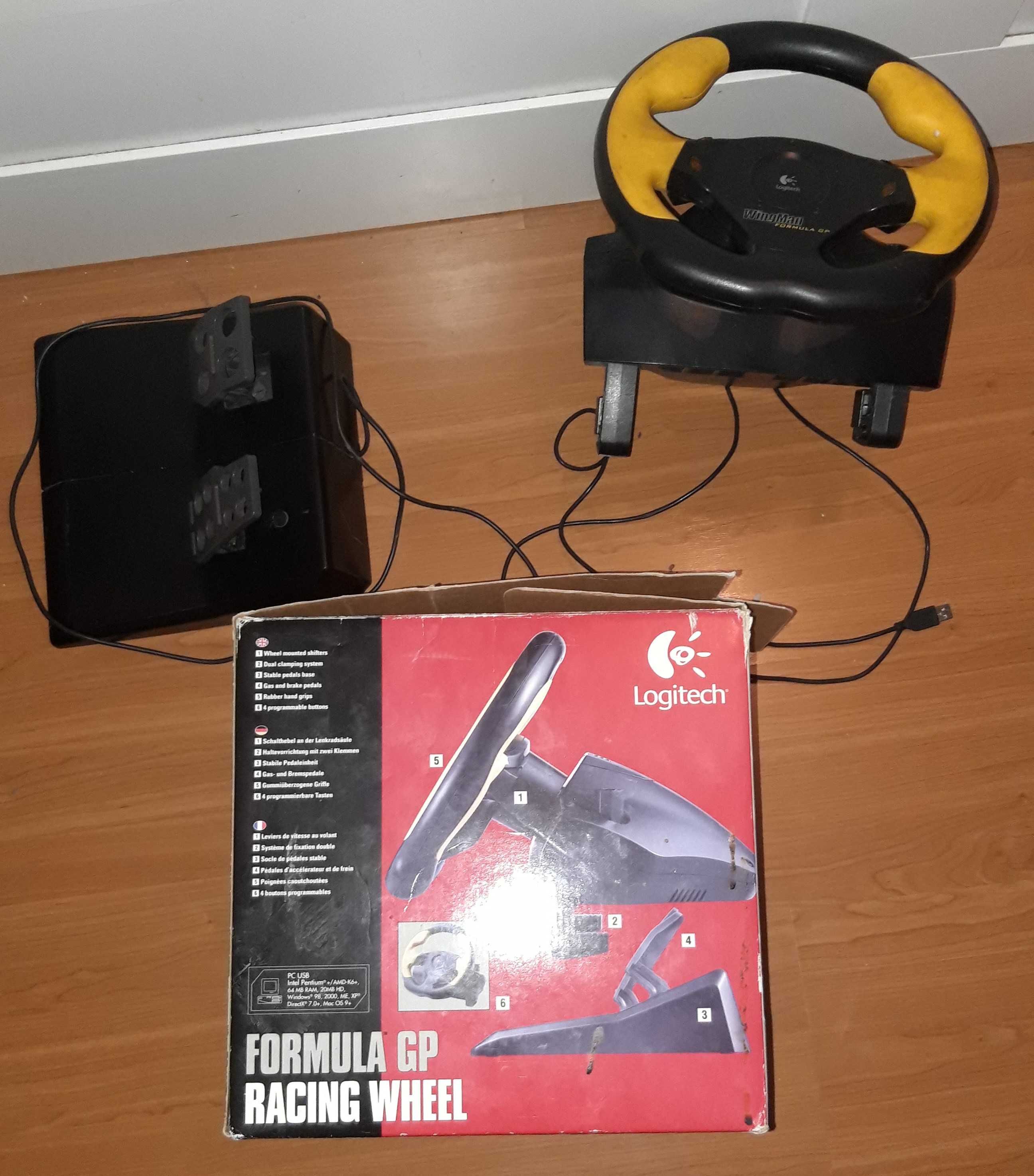 Formula GP Racing Wheel - kierownica z pedałami do PC