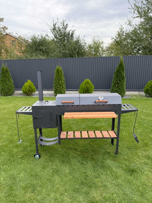 Мангал-барбекю 5мм з пічкою під казан - якість на роки! Є різні моделі