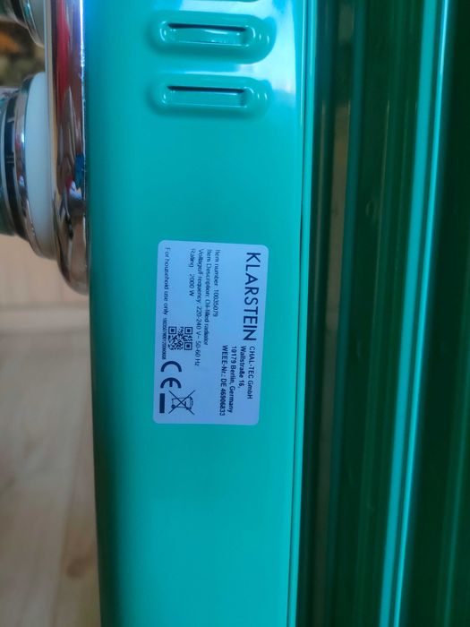 Grzejnik olejowy Klarstein 2000W