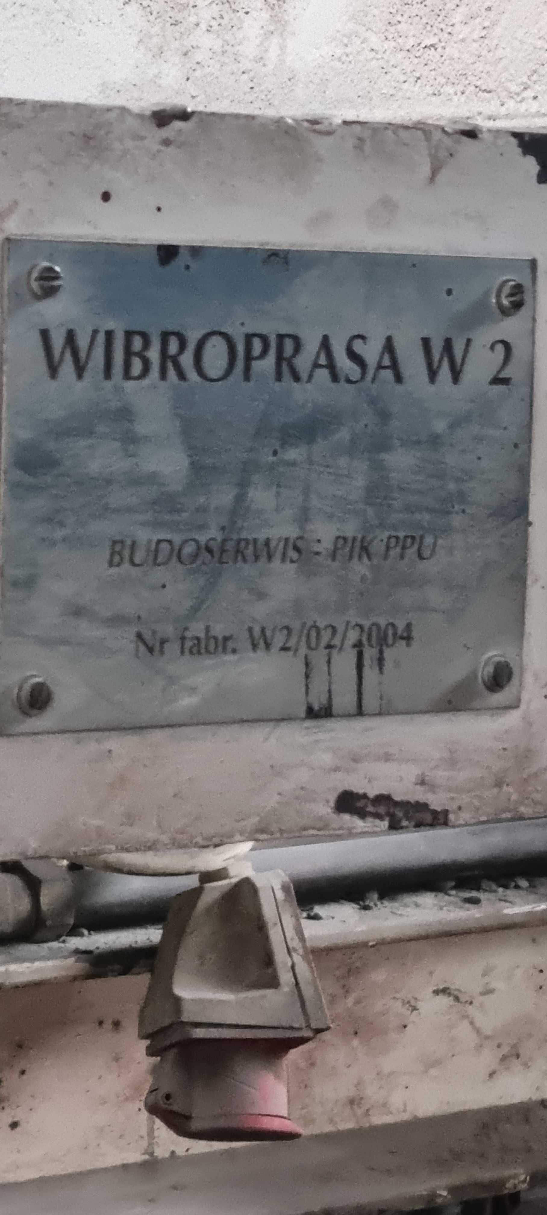 Wibroprasa do produkcji kostki brukowej