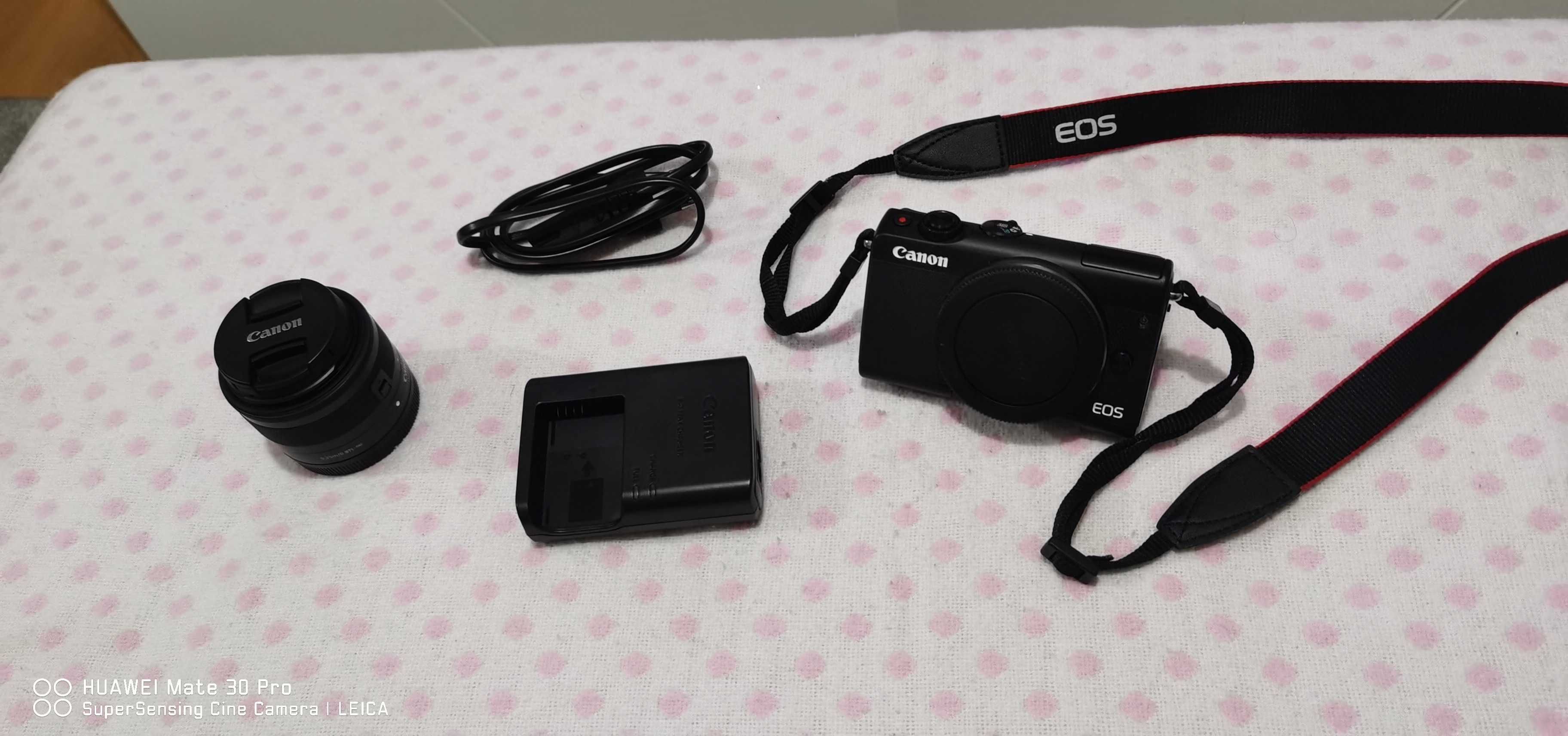 Canon eos m100 + kit filmagem