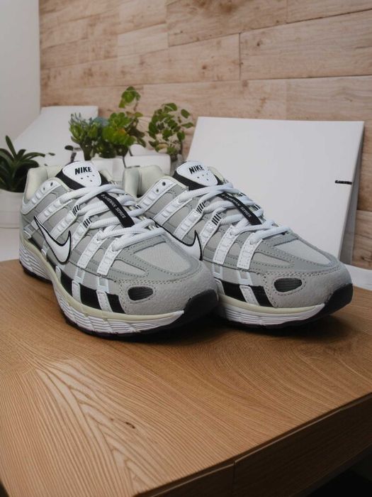 Кросівки Nike Р6000, кроссовки утеплені біло-чорні (0329)