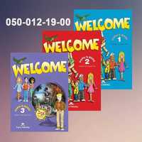 Welcome - Starter, 1, 2, 3 - комплекти, англійська для дітей