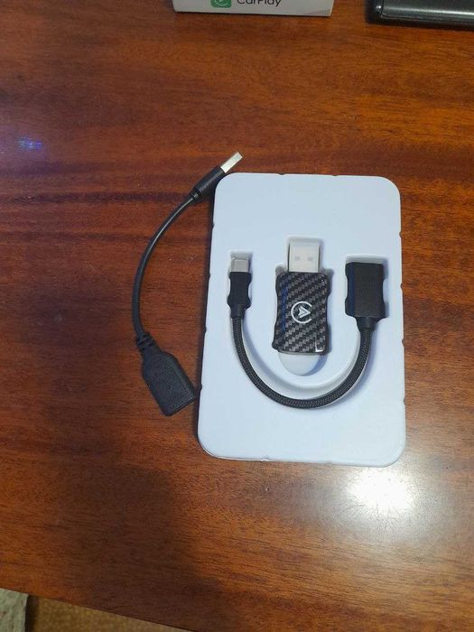 М26) Бездротовий адаптер MSXTTLY AC01 2в1 для CarPlay та Android Auto