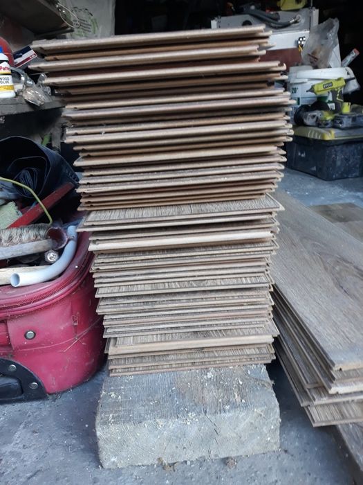 Panele z demontażu piękny wzór dąb rustykalny 13m2 całe plus kawałki