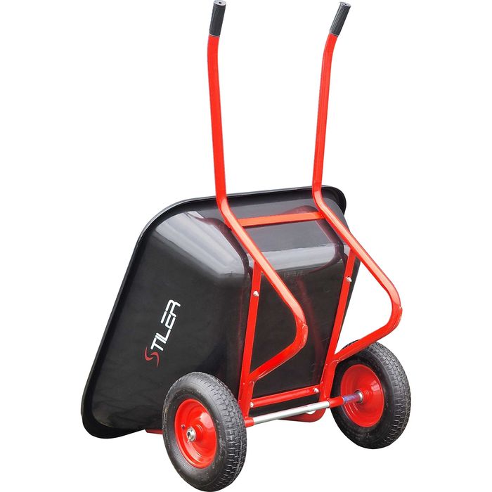 TACZKA OGRODOWA dwukołowa KOLEBA wózek paszowy japonka spawana 300L