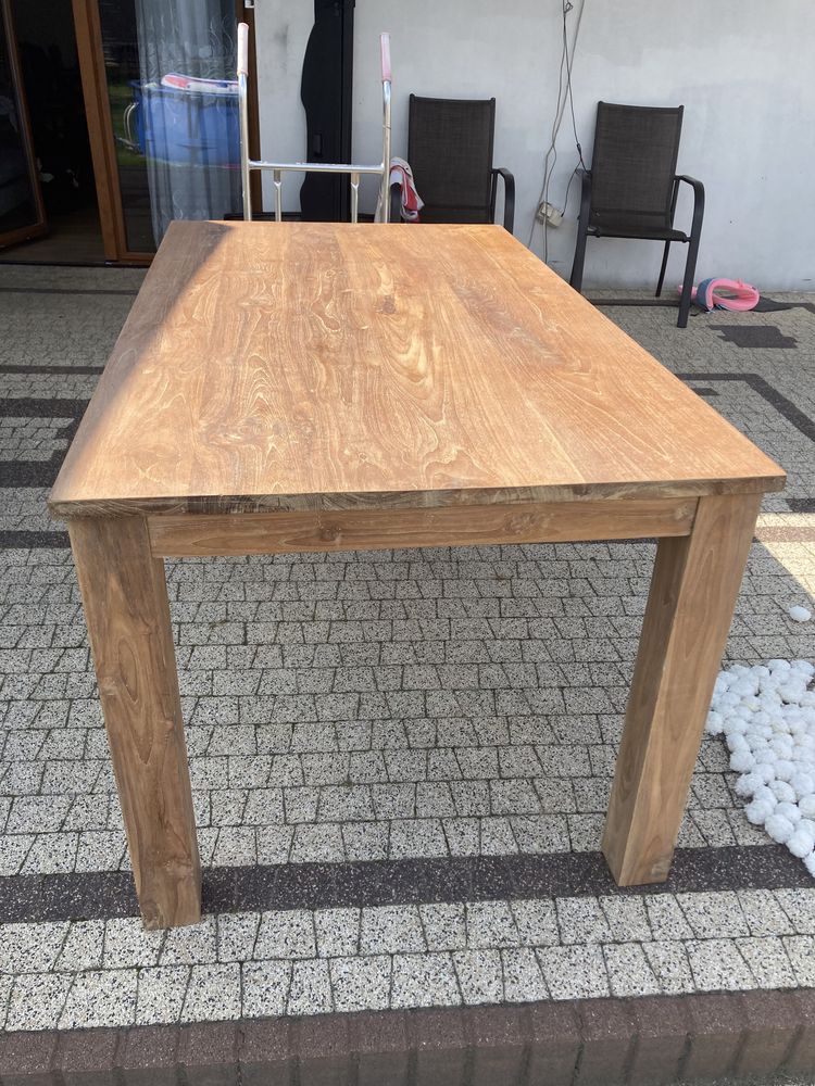 160x90 Stół drewniany drewno dębowe palisander