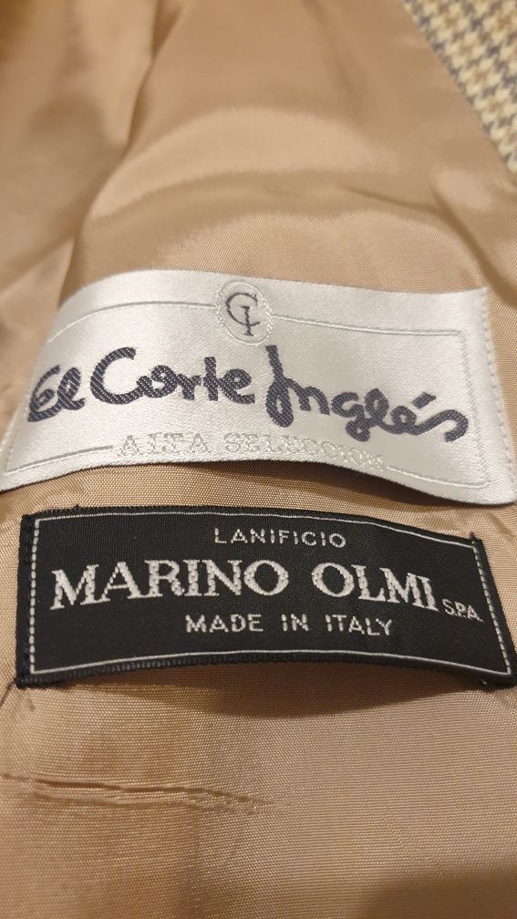 Lindo casaco italiano pura lã