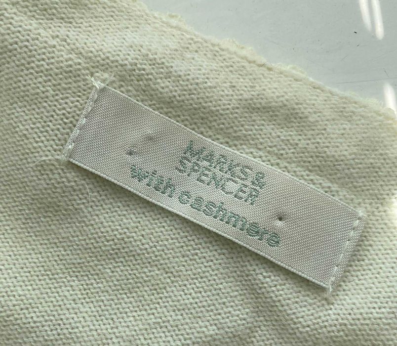 Кофточка для нареченої, ангора, кашемір, вишивка бісером, р.46.