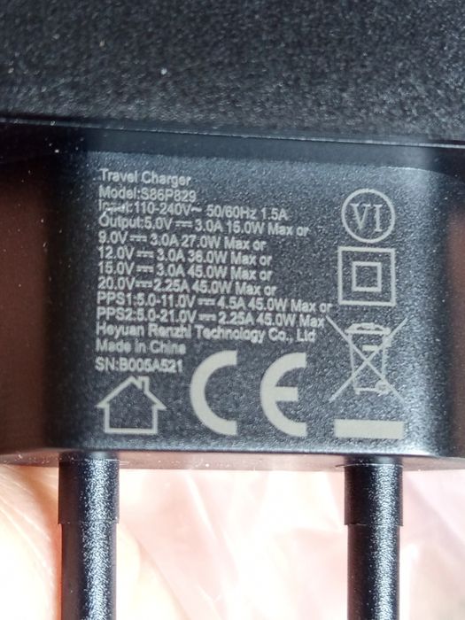 Zestaw ładowarek 45W